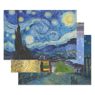 VAN GOGH STARRY NIGHTS HEAVY WEIGHT DECOUPAGE  SHEETS