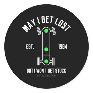 Vanagon Syncro Gear Knob 4X4 Off-Road Bus T3 Offro Classic Round Sticker