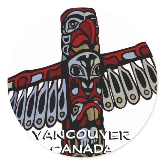 Vancouver Canada Stickers Vancouver Landmark Art