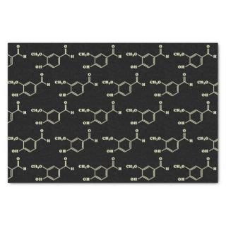 Vanilla Vanillin Molecular Chemical Formula Tissue Paper