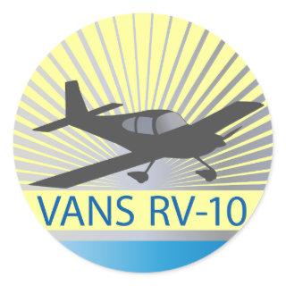 Vans RV-10 Classic Round Sticker