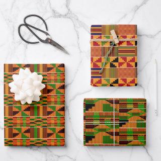 Variety Kente Cloth 3 Pack  Sheets