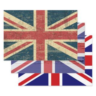 Various Union Jack Flag of the United Kingdom  Sheets