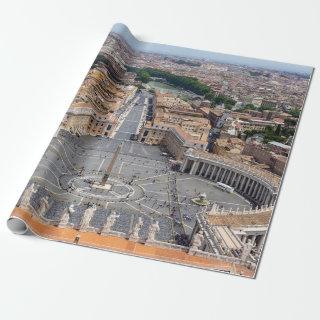 Vatican, Italy: St. Peter's Square aerial view