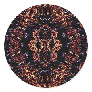 Vector Art, Abstract Flames Sticker