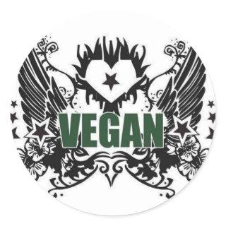 Vegan Classic Round Sticker
