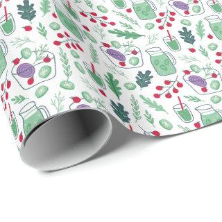 Vegetable Salad Pattern with Name Green