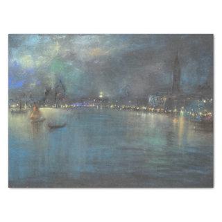 Venetian Nocturne (by Glenn Cooper Henshaw) Tissue Paper