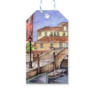 Venice - Pen & Wash Watercolor Painting Gift Tags