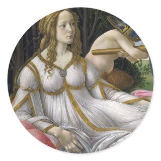 Venus and Mars, Sandro Botticelli Classic Round Sticker