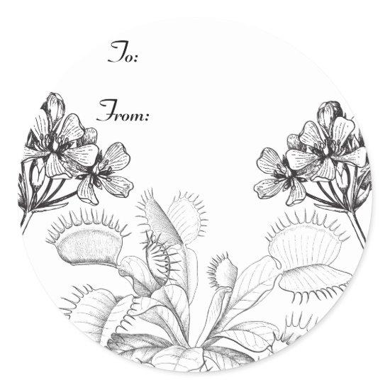 Venus Flytrap Gift Tag