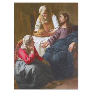 Vermeer - Christ in the House of Martha and Mary Tissue Paper