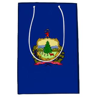 Vermont State Flag Design Medium Gift Bag