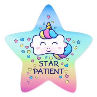 Verticorn™ Star Patient Chiropractic Kids Star Sticker