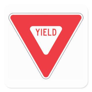 Very Fun Classic Yield Sign Sticker Set