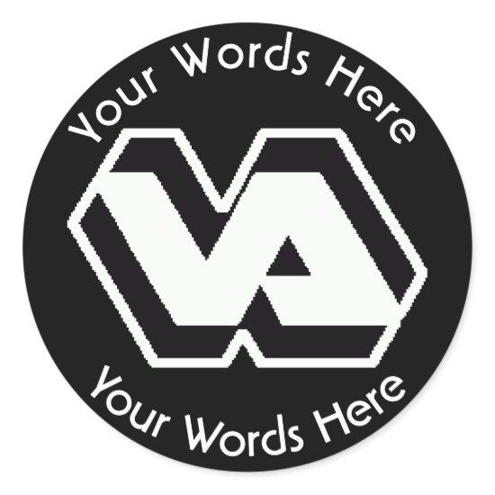 Veteran's Administration VA Custom Sticker