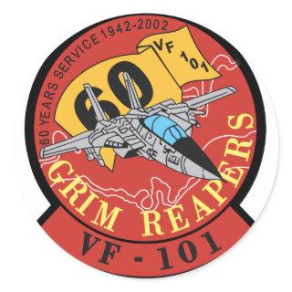 VF-101 Grim Reapers Classic Round Sticker