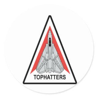VF-14 Tophatters Classic Round Sticker