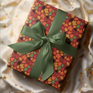Vibrant Autumn Leaves Multi-Colored Pattern