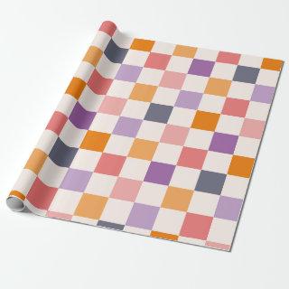 Vibrant Checkerboard Pattern