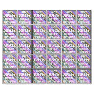 Vibrant, Colorful 85th Birthday + Custom Name