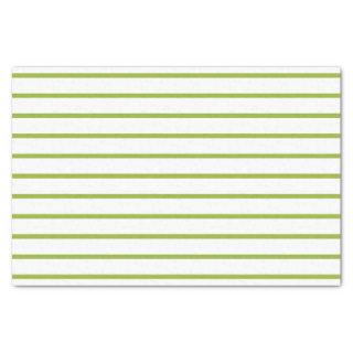 Vibrant Green Striped Tissue Paper