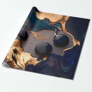 Vibrant Marble Fusion: Nature Meets Abstract
