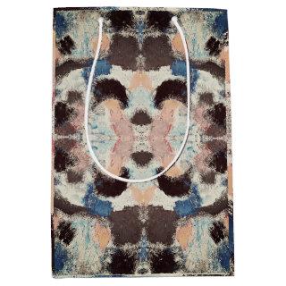 Vibrant Pastel Symmetry – Abstract Textured Art Medium Gift Bag
