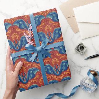 Vibrant Safari Tapestry Pattern - The White Lotus
