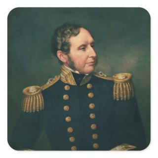 Vice Admiral Robert Fitzroy Square Sticker