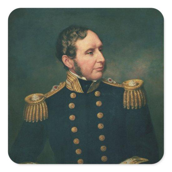 Vice Admiral Robert Fitzroy Square Sticker