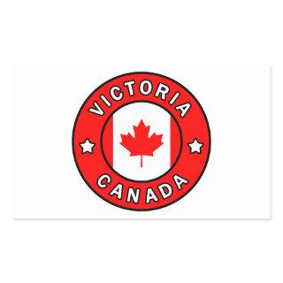 Victoria Canada Rectangular Sticker