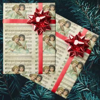Victorian Angels Violin and Sheet Music