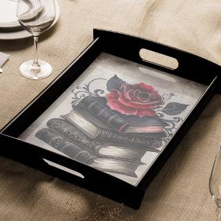 Victorian Boudoir | Antique Spell Books with Rose Tissue Paper