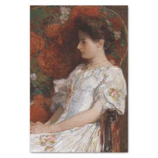 Victorian Chair by Childe Hassam Tissue Paper