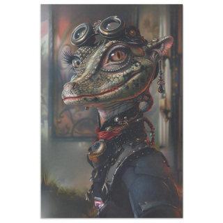 Victorian Distinguished Alligator Decoupage Tissue Paper