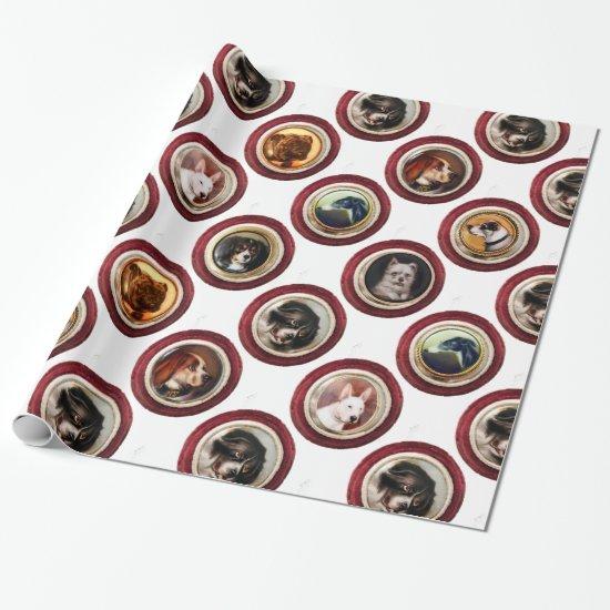 VICTORIAN ENAMELS /MINIATURE DOG PORTRAITS, White