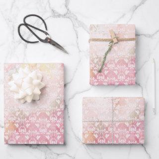 Victorian pattern with vintage background wrapping  sheets