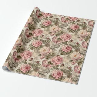 Victorian Rose Floral Ephemera Decoupage