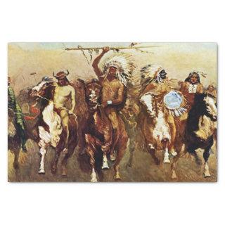 “Victory Dance” Western Art by Frederic Remington Tissue Paper
