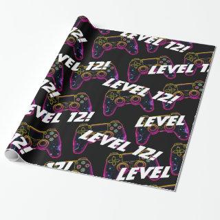 Video Game Level up Gamer Neon Birthday