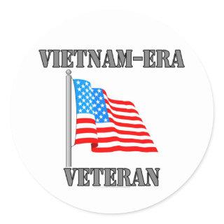 Vietnam-era Veteran Classic Round Sticker