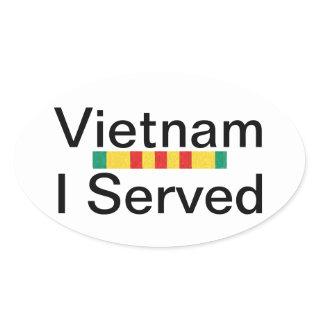 Vietnam- I Served Stickers