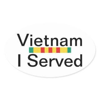 Vietnam- I Served Stickers