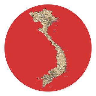 Vietnam Map Sticker