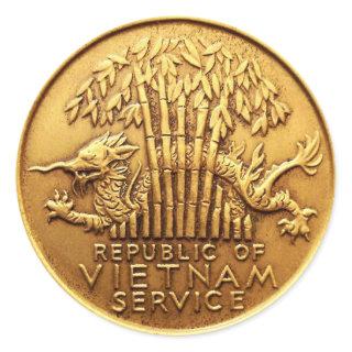 Vietnam service medal sticker