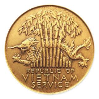 Vietnam service medal sticker