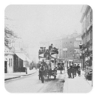 View of Church Street, Kensington c.1906 Square Sticker