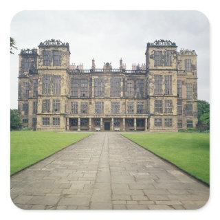 View of Hardwick Hall Square Sticker