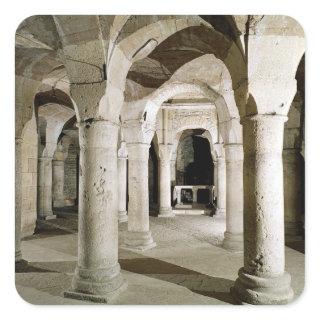 View of the crypt square sticker